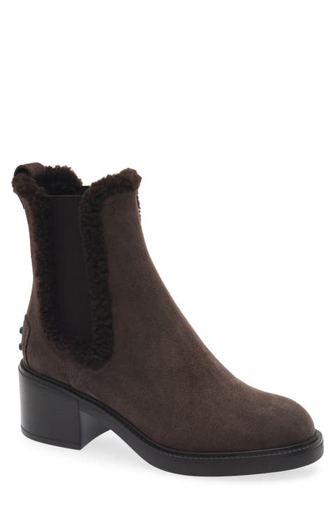 Genuine Shearling Chelsea Boot