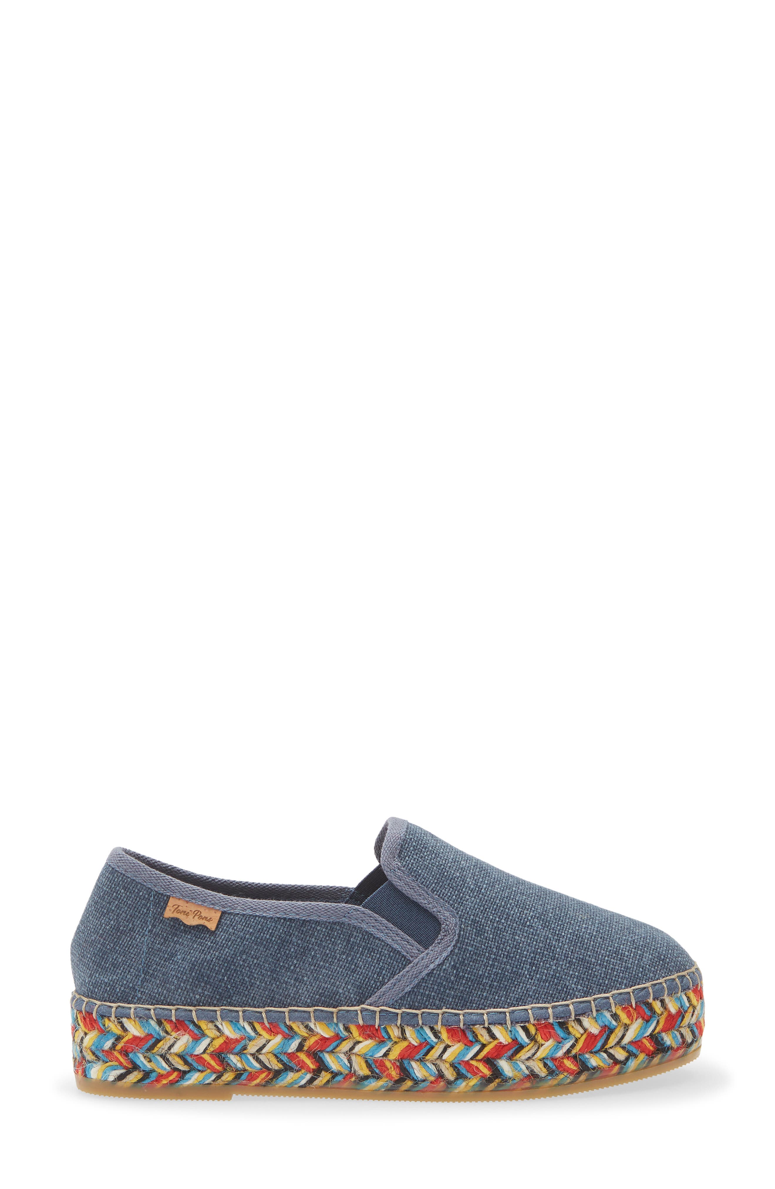 Toni Pons Fiorella Platform Espadrille, Alternate, color, Texa