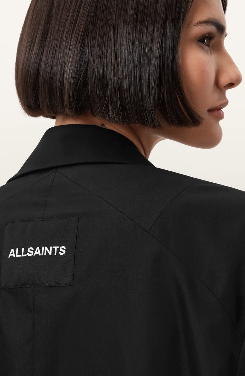 AllSaints Alassett Oversize Blazer, Alternate, color, Black