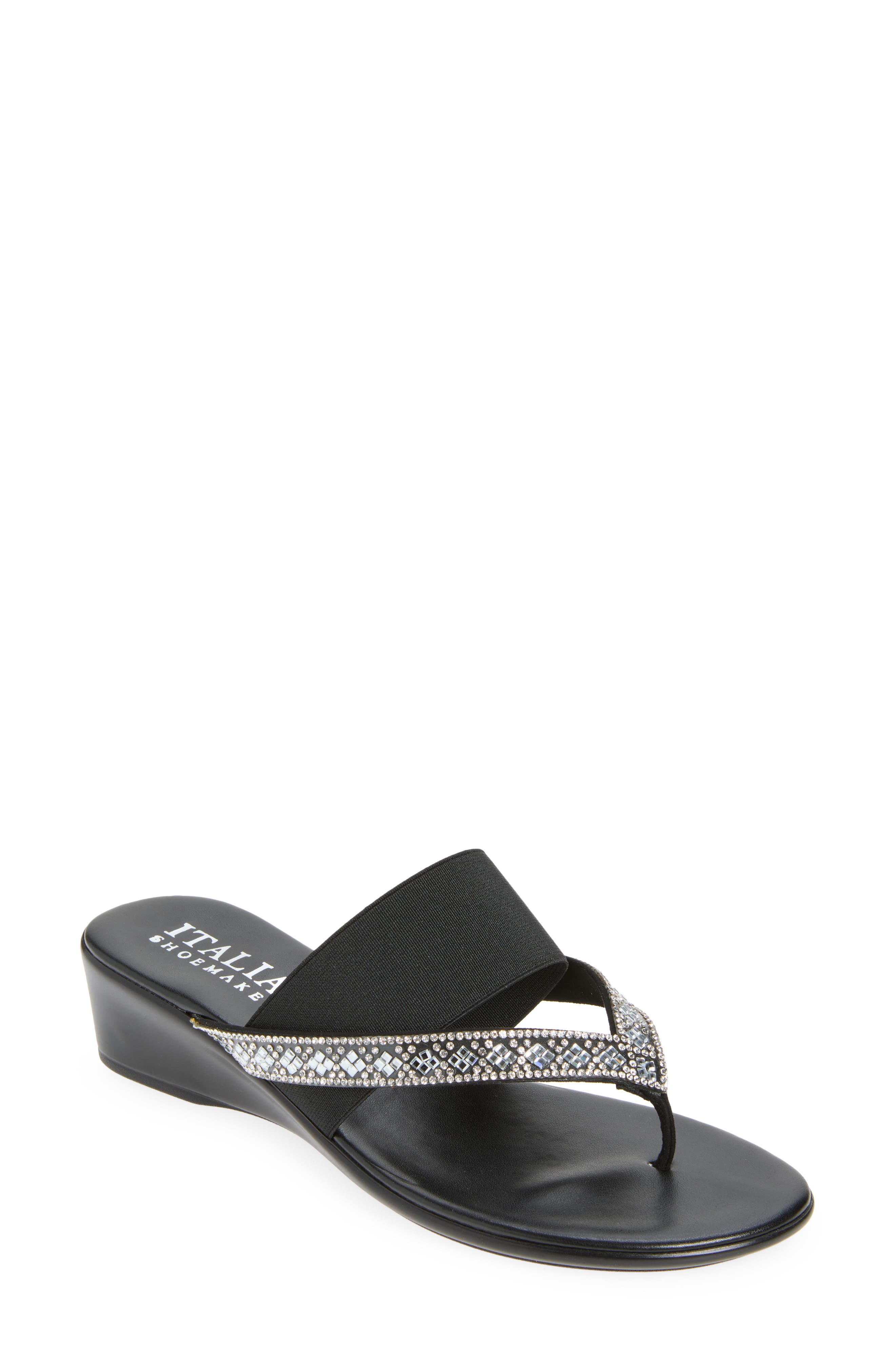 ITALIAN SHOEMAKERS Calver Wedge Sandal