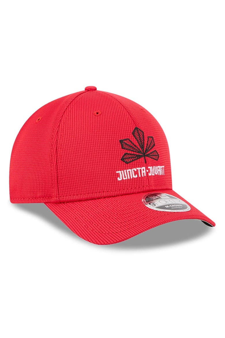 Men's New Era Red Cincinnati Reds City Connect Batting Practice 9FORTY M-Crown Adjustable Hat, Alternate, color, Red