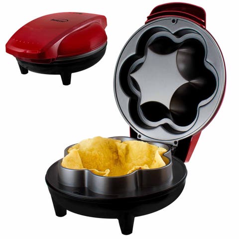 10 Inch Electric Tortilla Taco Bowl Maker Red