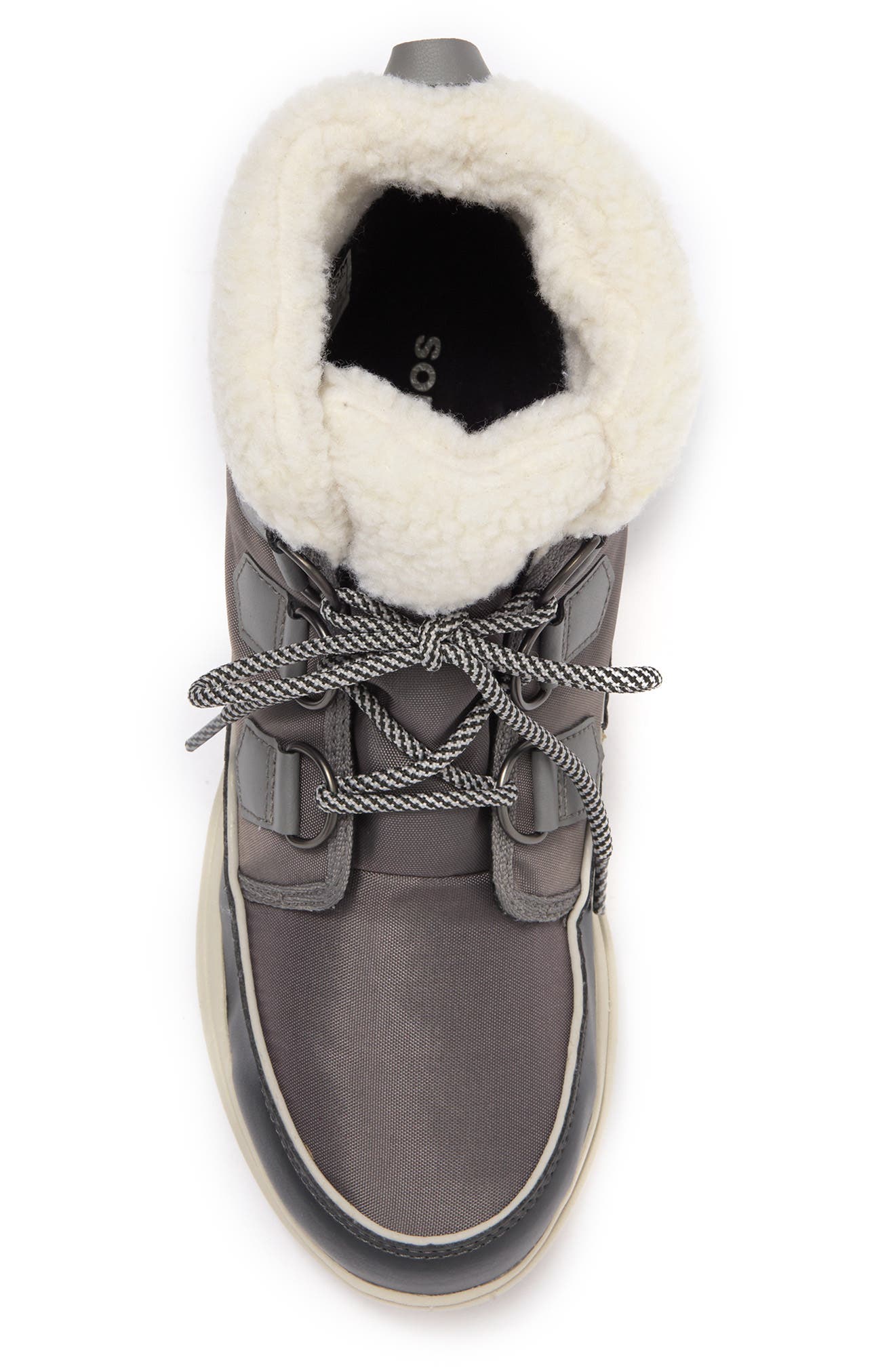 SOREL Explorer Carnival Waterproof Boot with Faux Fur Collar, Alternate, color, 