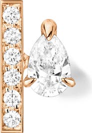 REPOSSI Serti Sur Vide Diamond Single Earring