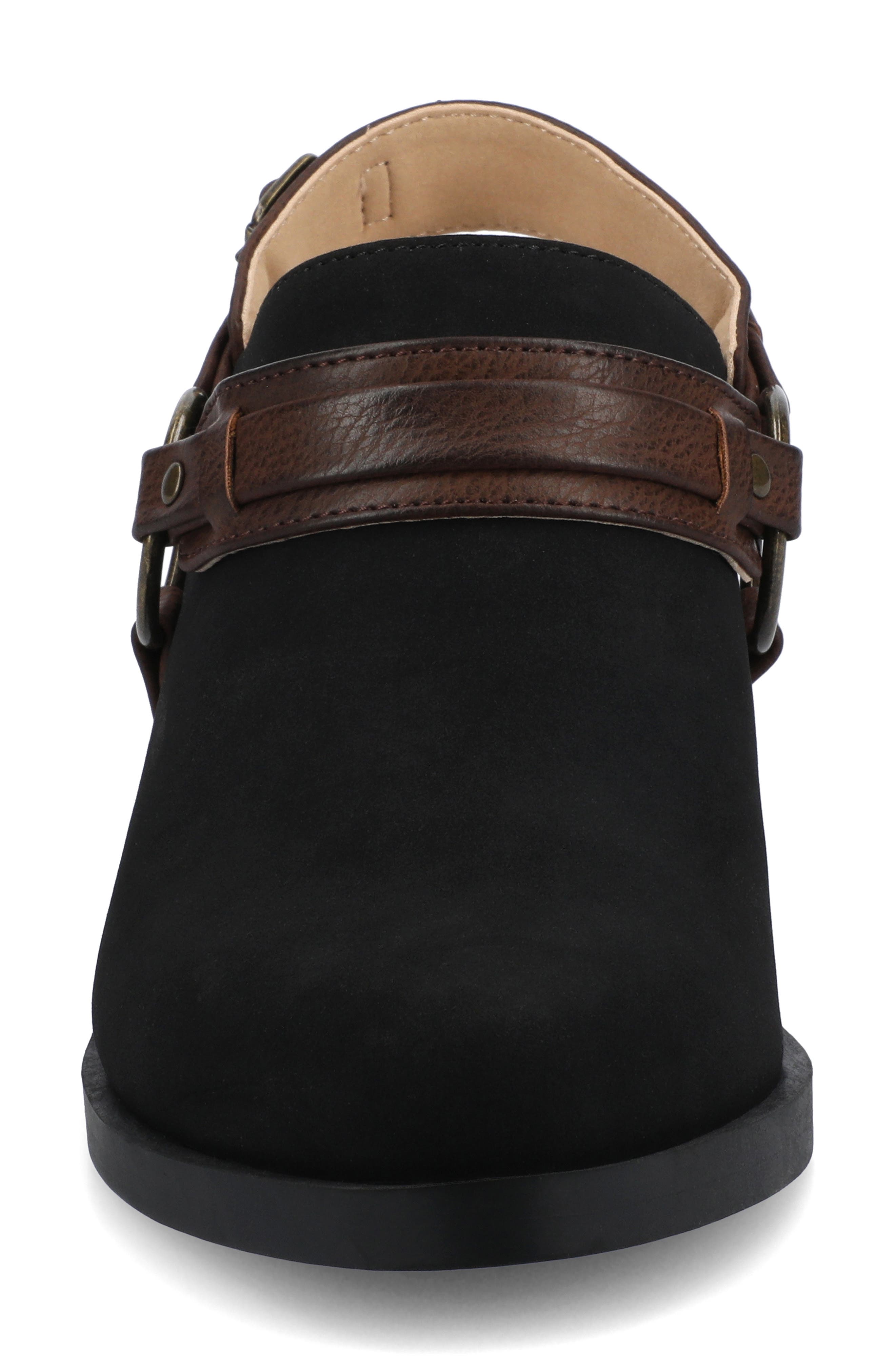 Journee Collection Urbana Mule, Alternate, color, Black