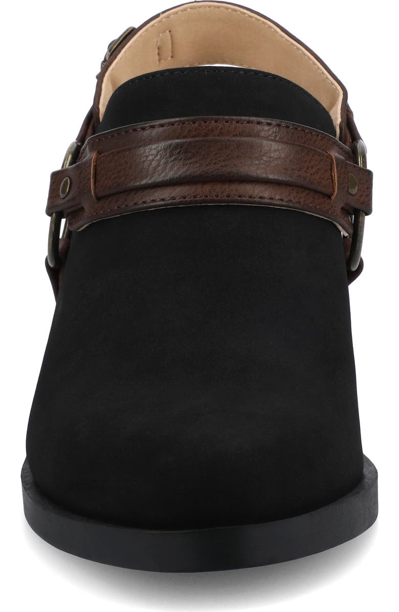 Journee Collection Urbana Mule, Alternate, color, Black