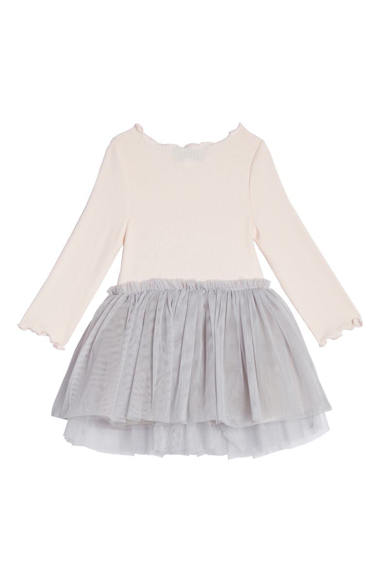 Pippa & Julie Rib & Mesh Tutu Dress, Alternate, color,