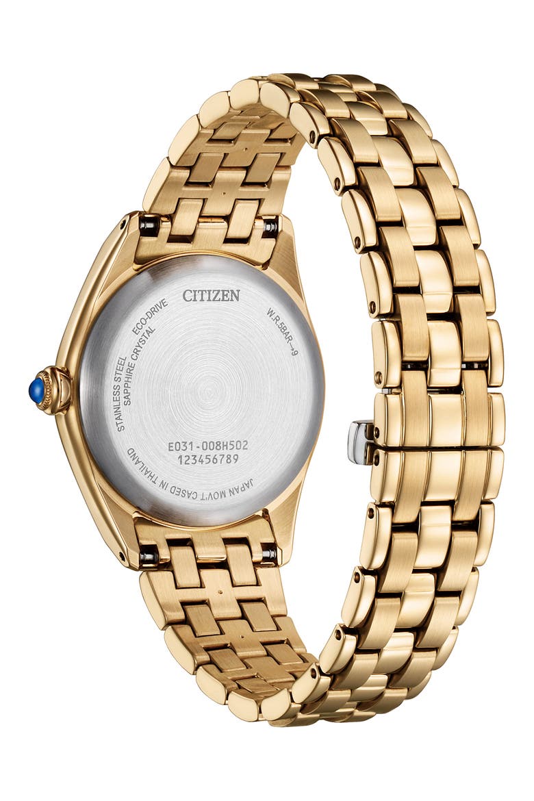 Classic Rose Gold Tone Bracelet Watch, 33mm, Alternate, color, BROWN/ ROSE GOLD-TONE