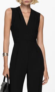 MANGO Sleeveless Jumpsuit