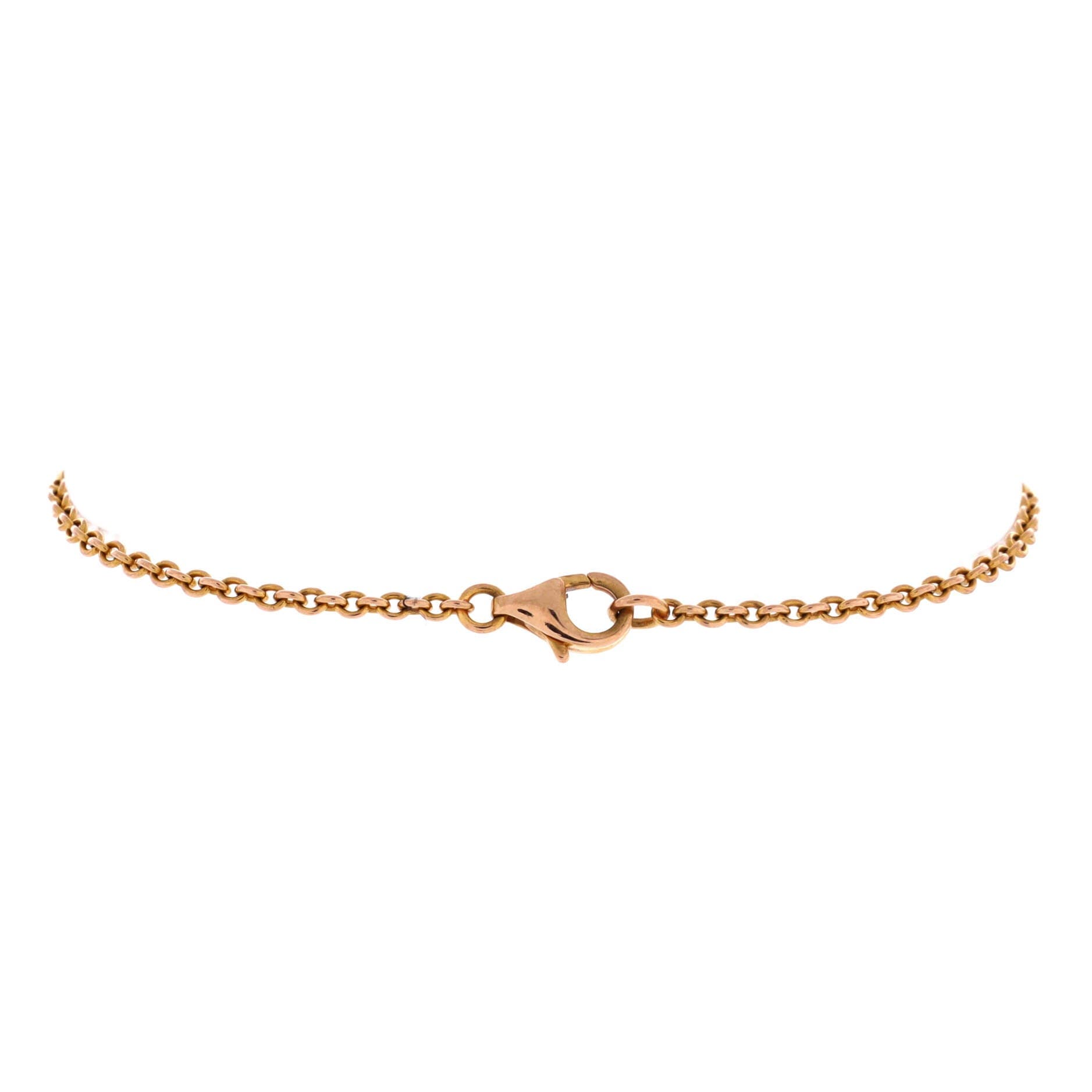 Love Interlocking Bracelet 18K Rose Gold, Alternate, color, Metallic Gold