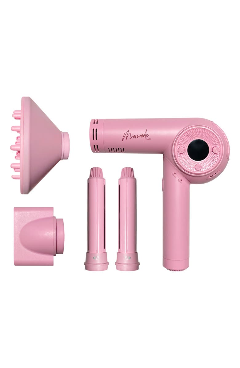 Mermade Hair M Ionic Hair Dryer, Main, color, Pink