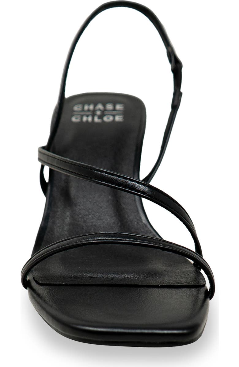 CHASE AND CHLOE Nailee Kitten Heel Sandal, Alternate, color,