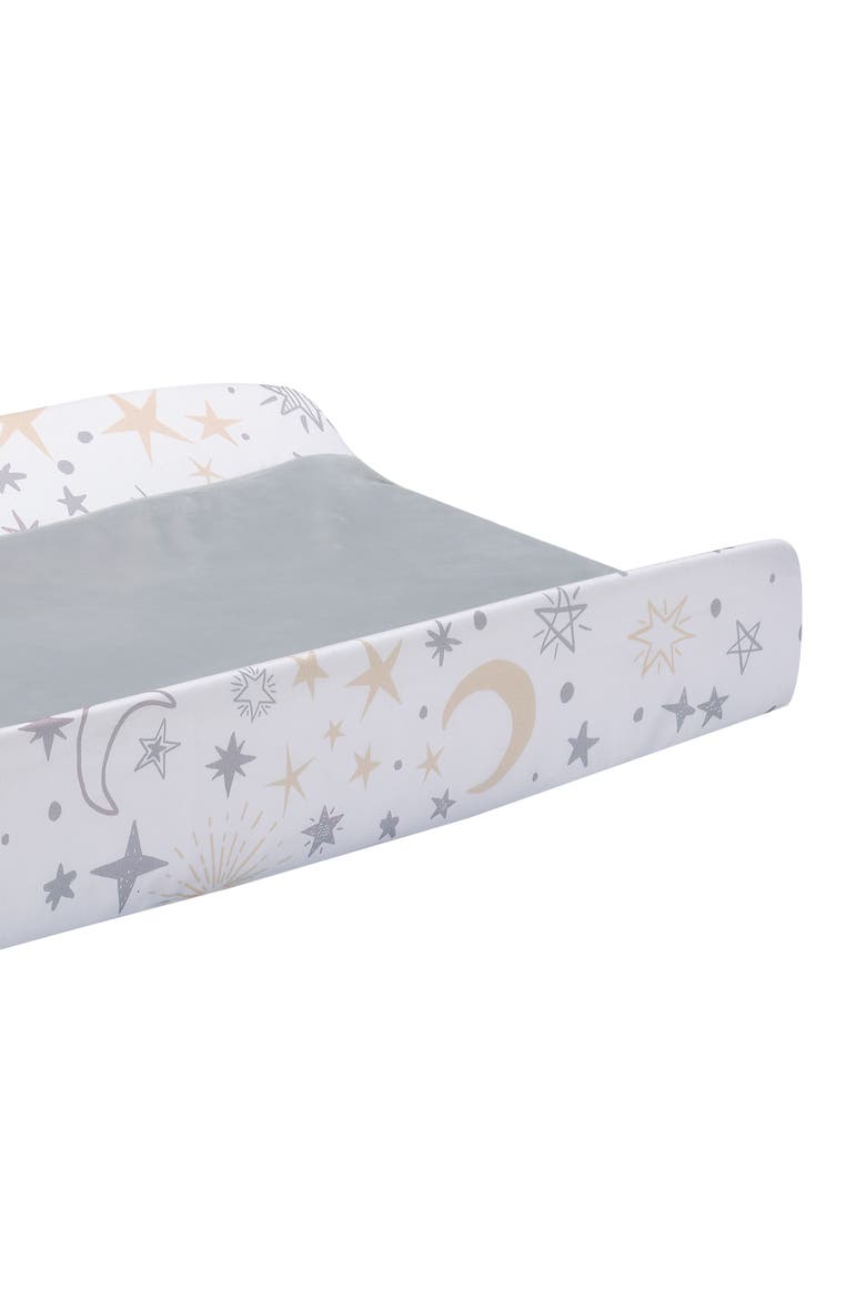 Goodnight Moon Changing Pad Cover - Moons/Stars, Alternate, color, White