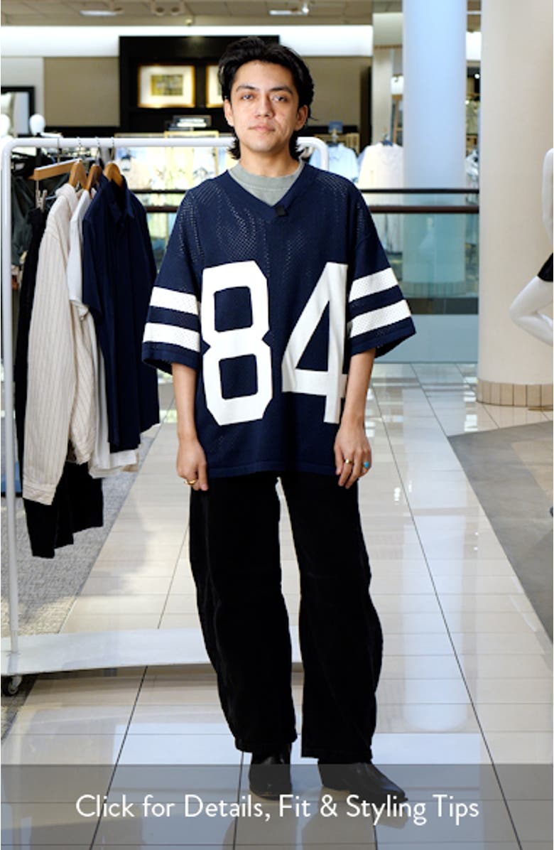 '84 Appliqué Mesh Cotton Graphic Jersey, sales video thumbnail