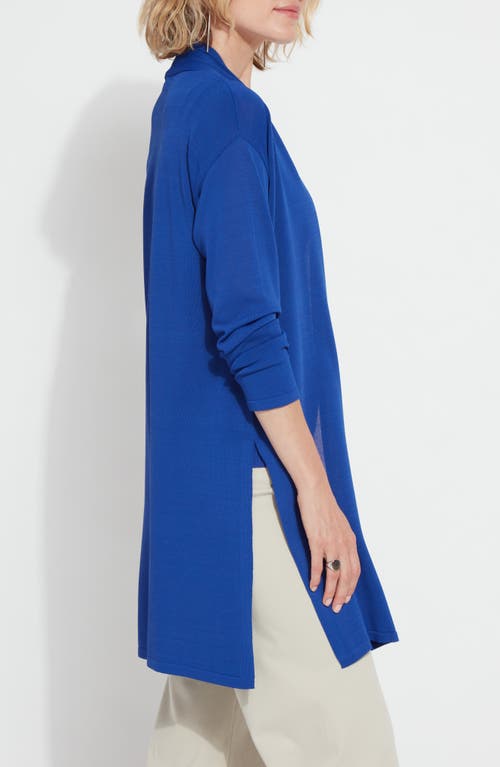 Lyssé Avril Knit Duster In Cobalt Pop