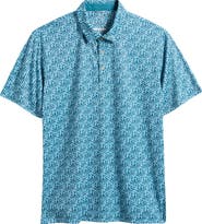 Swannies Ridge Floral Performance Golf Polo