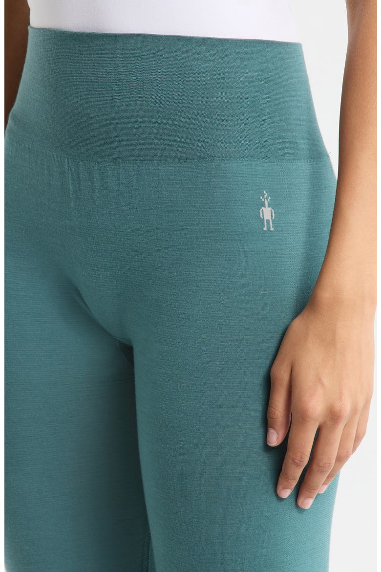 Intraknit All Season Merino Wool Blend Base Layer Leggings, Alternate, color, DUSTY TEAL