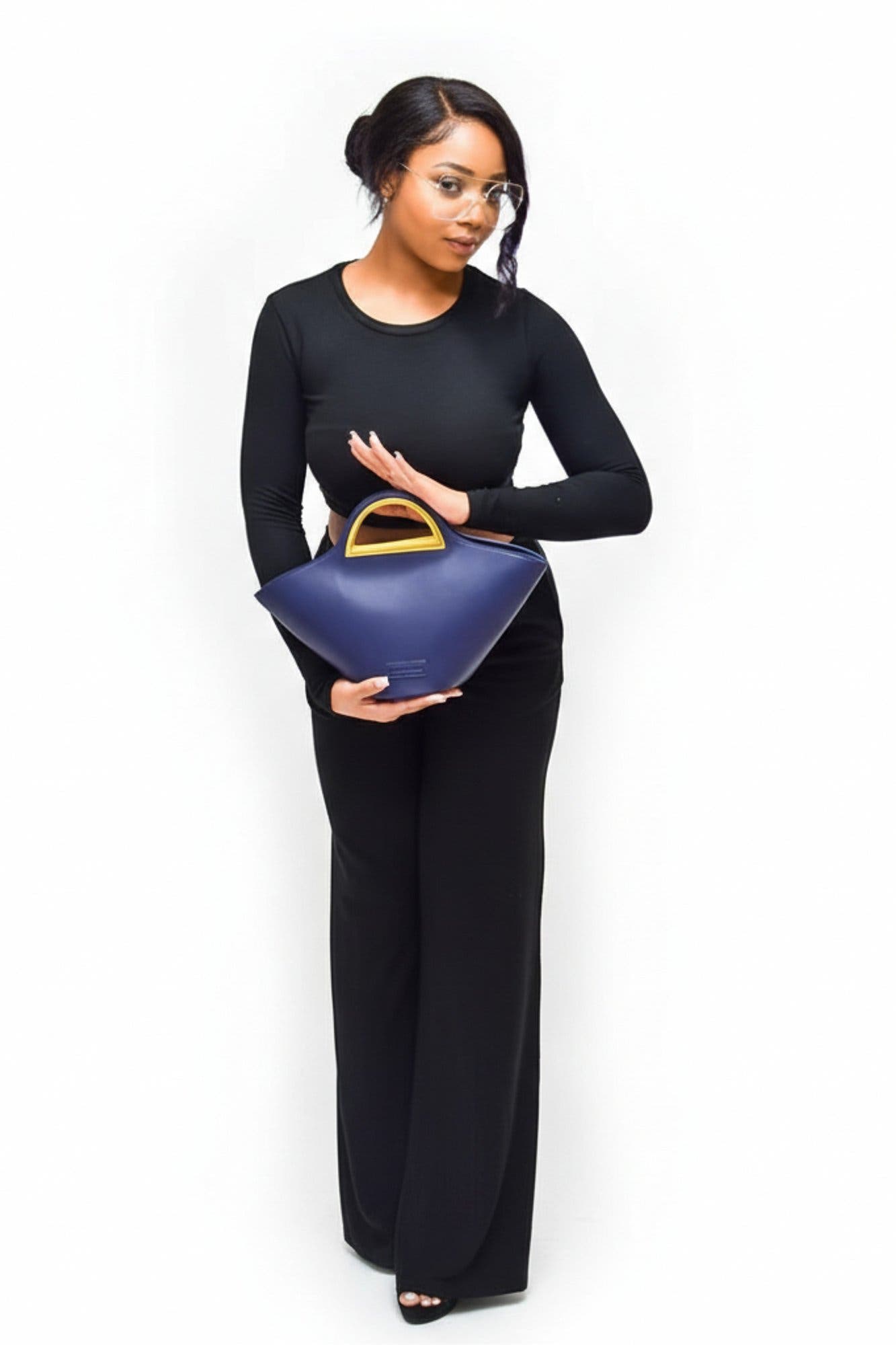 Davinci Top Handle Bag, Alternate, color, Dark Blue