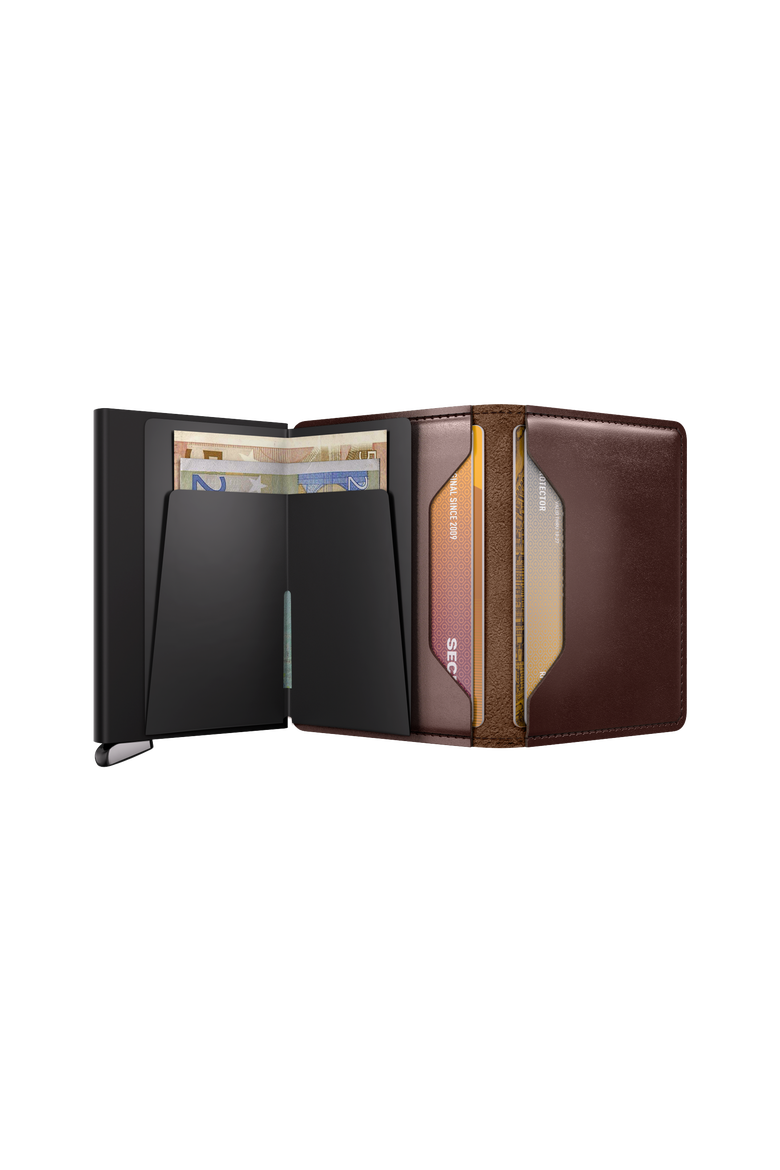 Premium Slimwallet+ Dusk, Alternate, color, Dark Brown