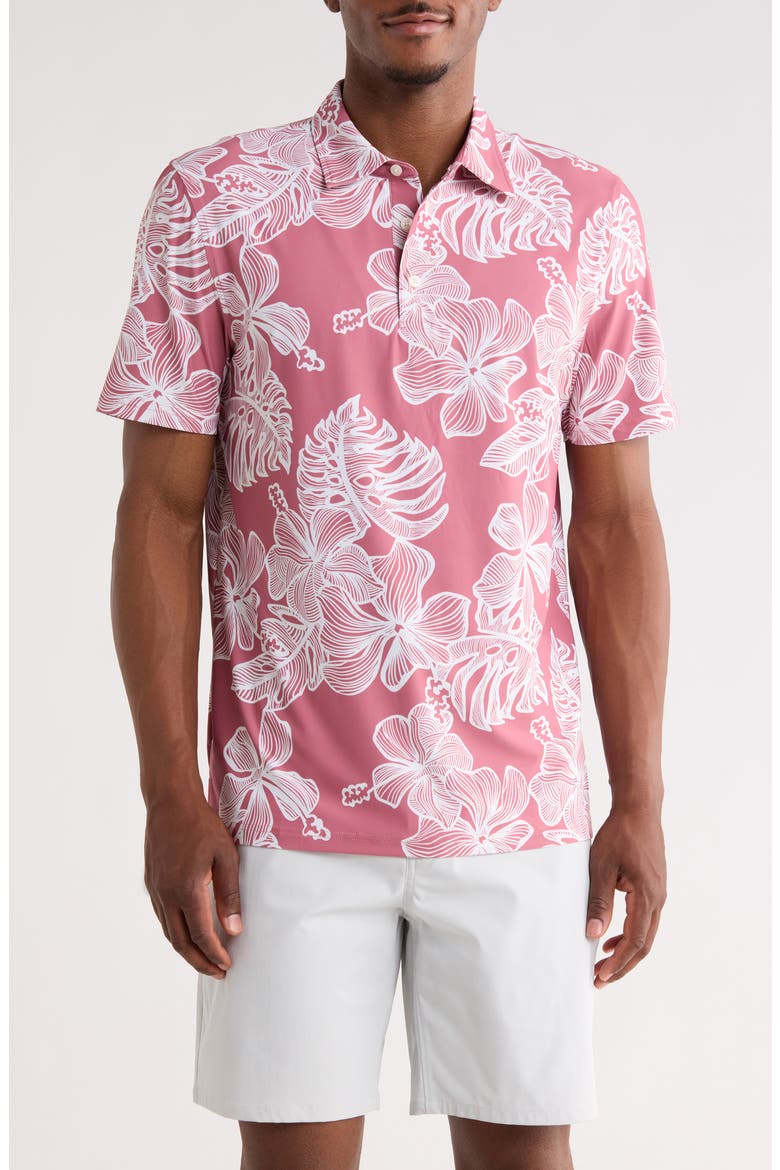 Muana Monstera Polo, Main, color, FADED GINGER