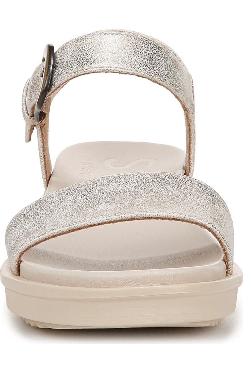 SOUL NATURALIZER Emma Block Heel Sandal, Alternate, color, Gold Faux Leather