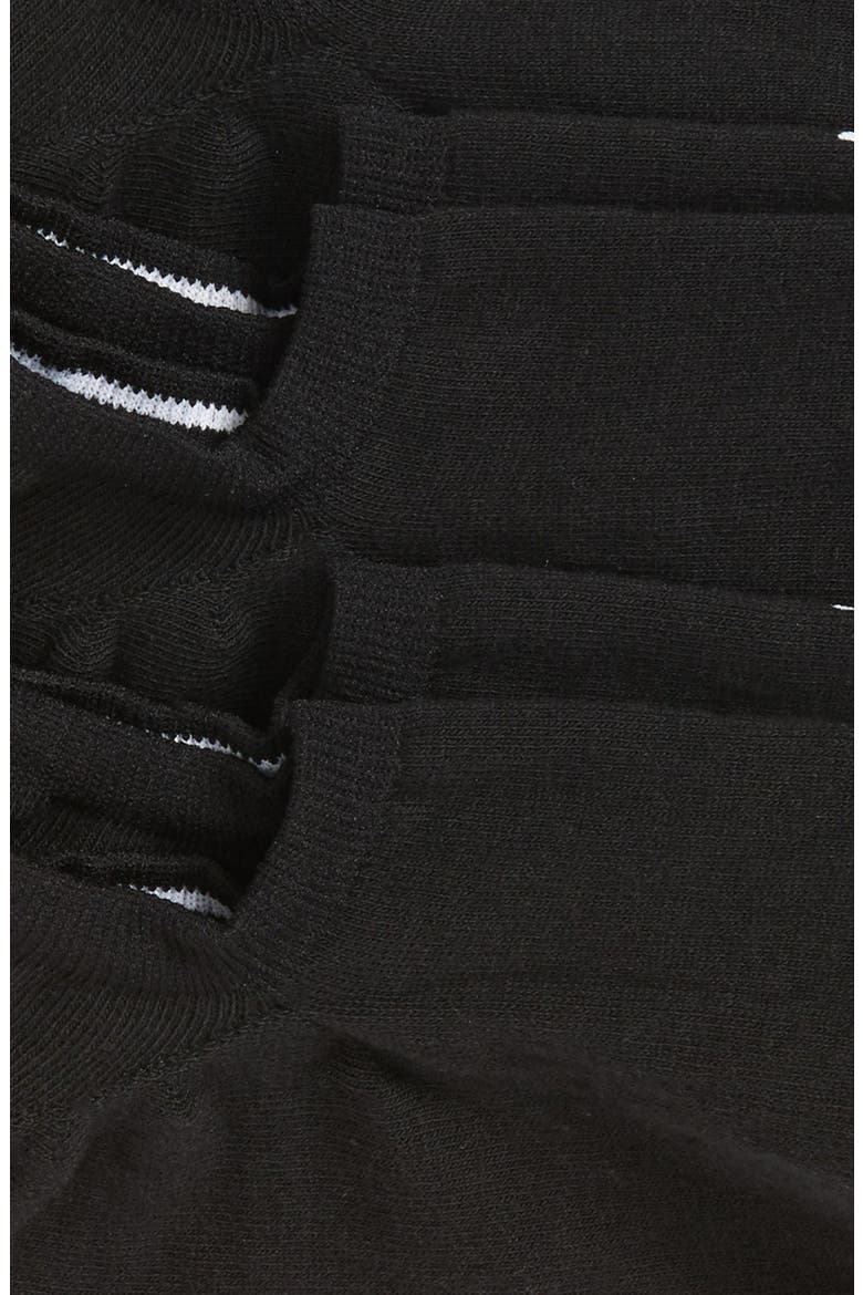 3-Pack No-Show Socks, Alternate, color, BLACK