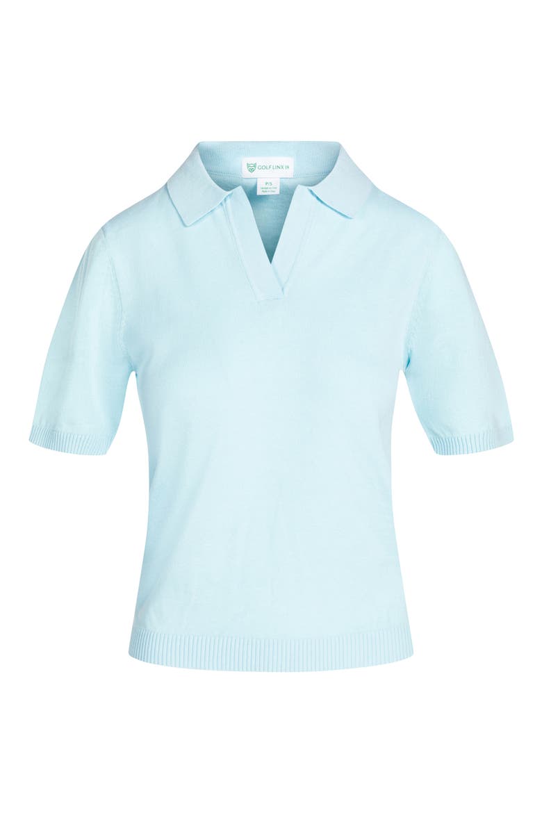 Parluxe Pima Cotton Polo, Main, color, CORYDALIS BLUE