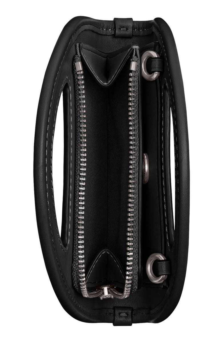 COACH Leather Top Handle Card Case, Alternate, color, 