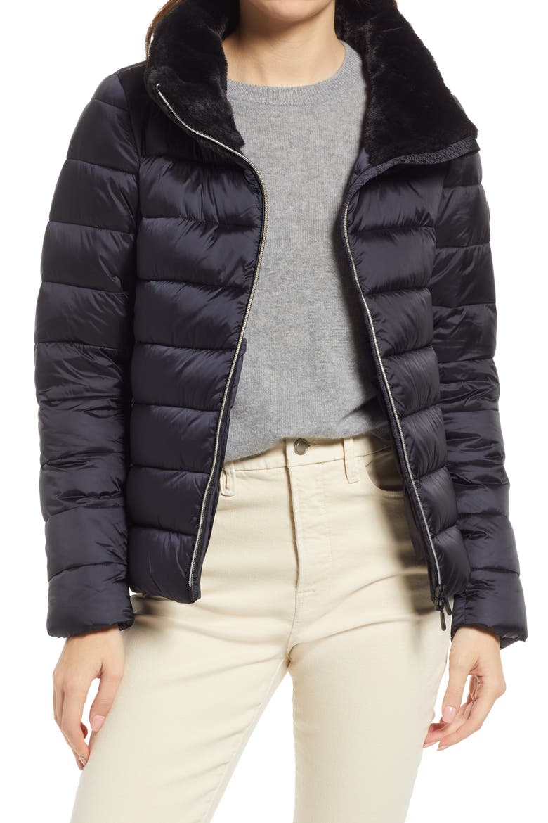 Women's Mei Puffer Jacket, Alternate, color, BLACK