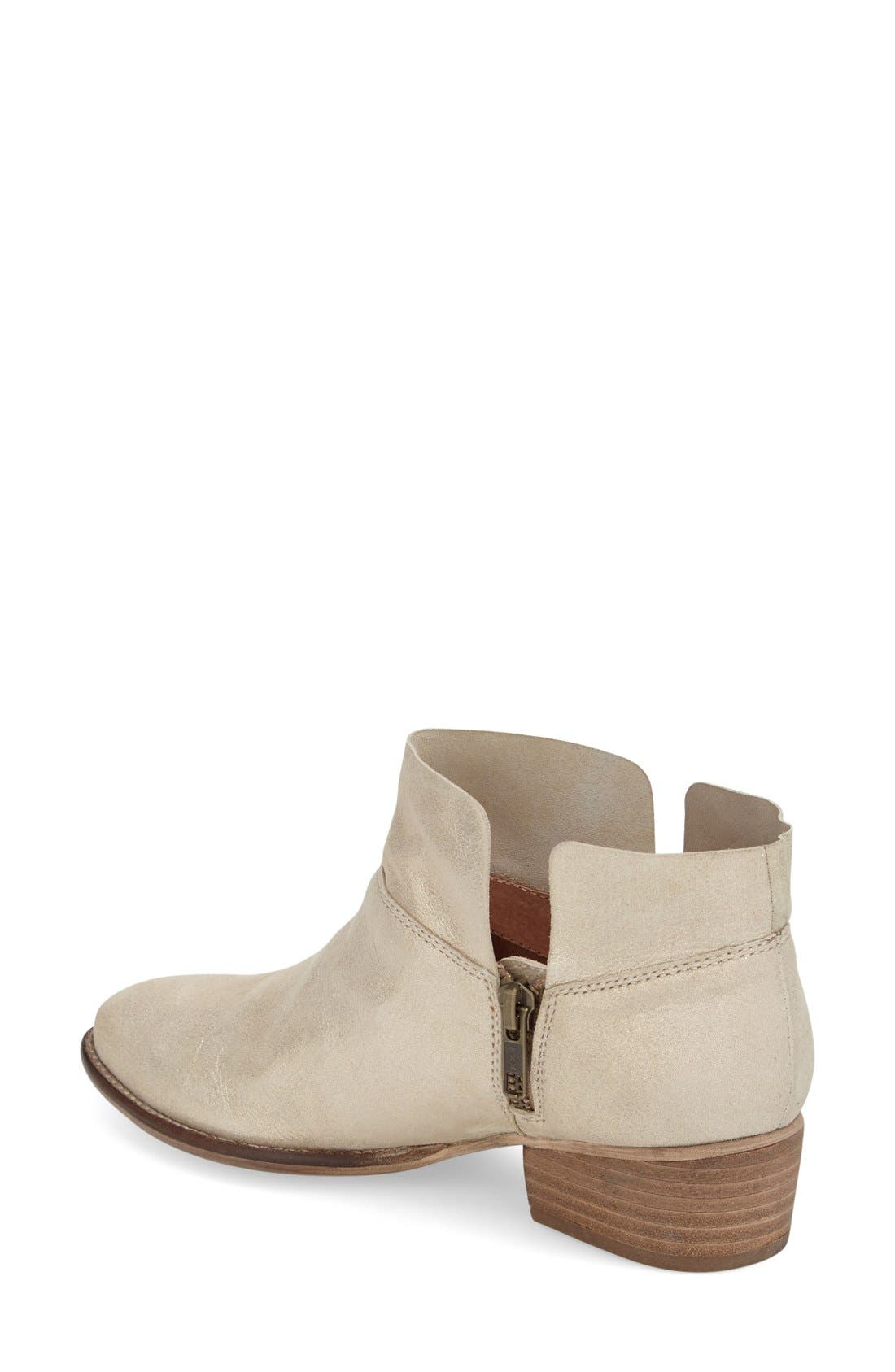 'Snare' Bootie, Alternate, color, SILVER METALLIC LEATHER
