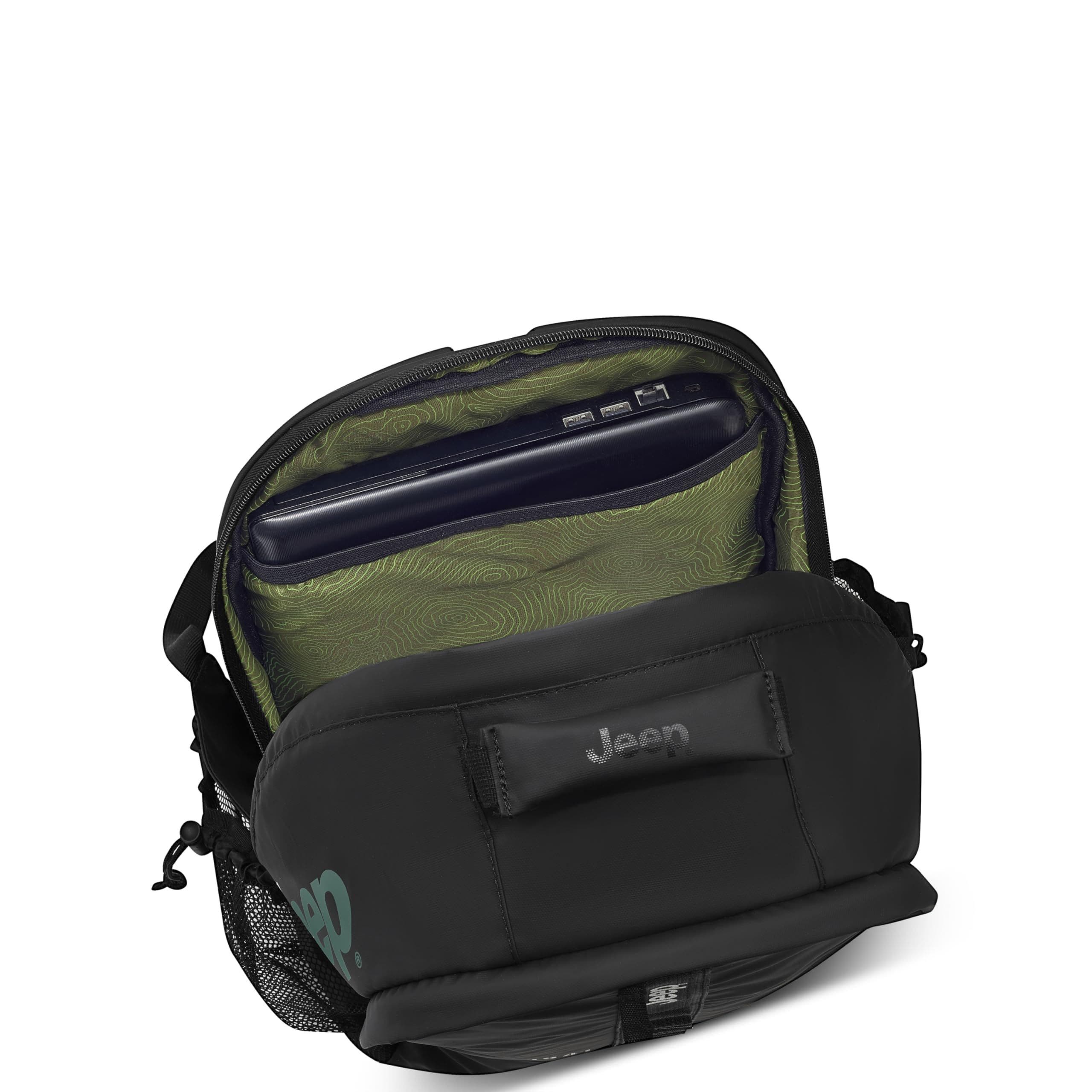 JEEP JS011B 15.6" Laptop Laptop Travel Backpack, Alternate, color, Black