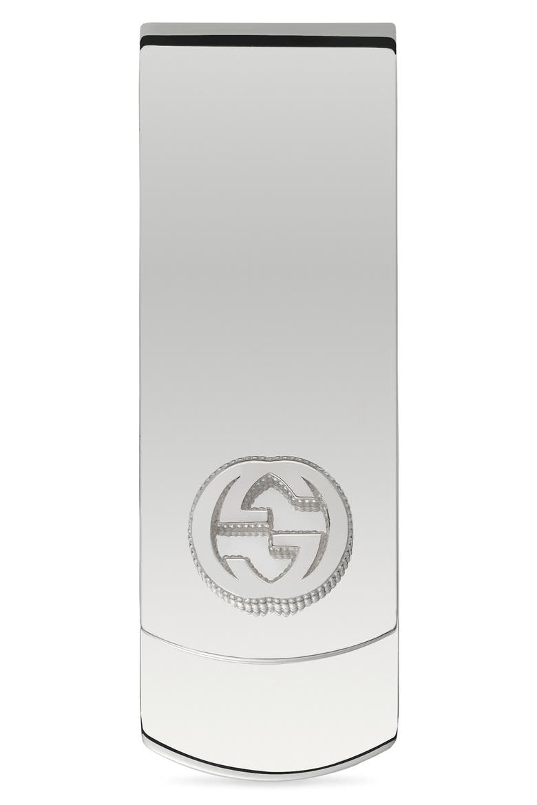 GG Interlocking Logo Money Clip, Main, color, STERLING SILVER