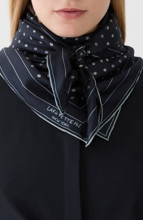 Floral Silk Scarf