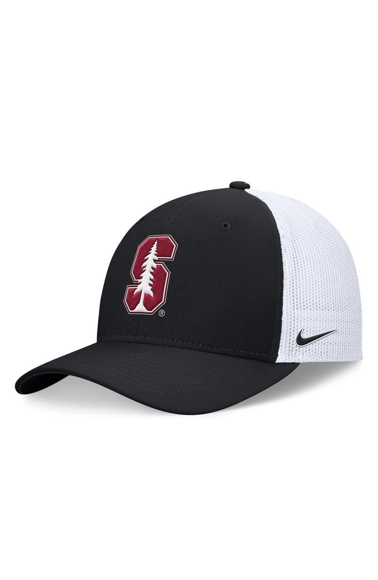 Nike Men's Nike Black Stanford Cardinal On-Field Rise Futura Performance Flex Hat, Main, color, 