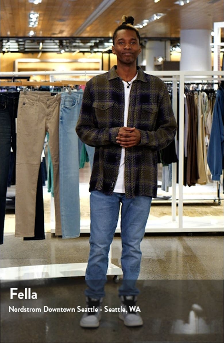 Saviano Plaid Button-Up Overshirt, sales video thumbnail