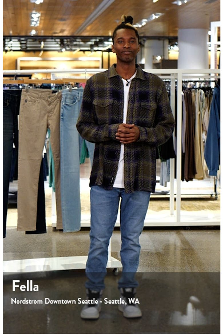 Saviano Plaid Button-Up Overshirt video