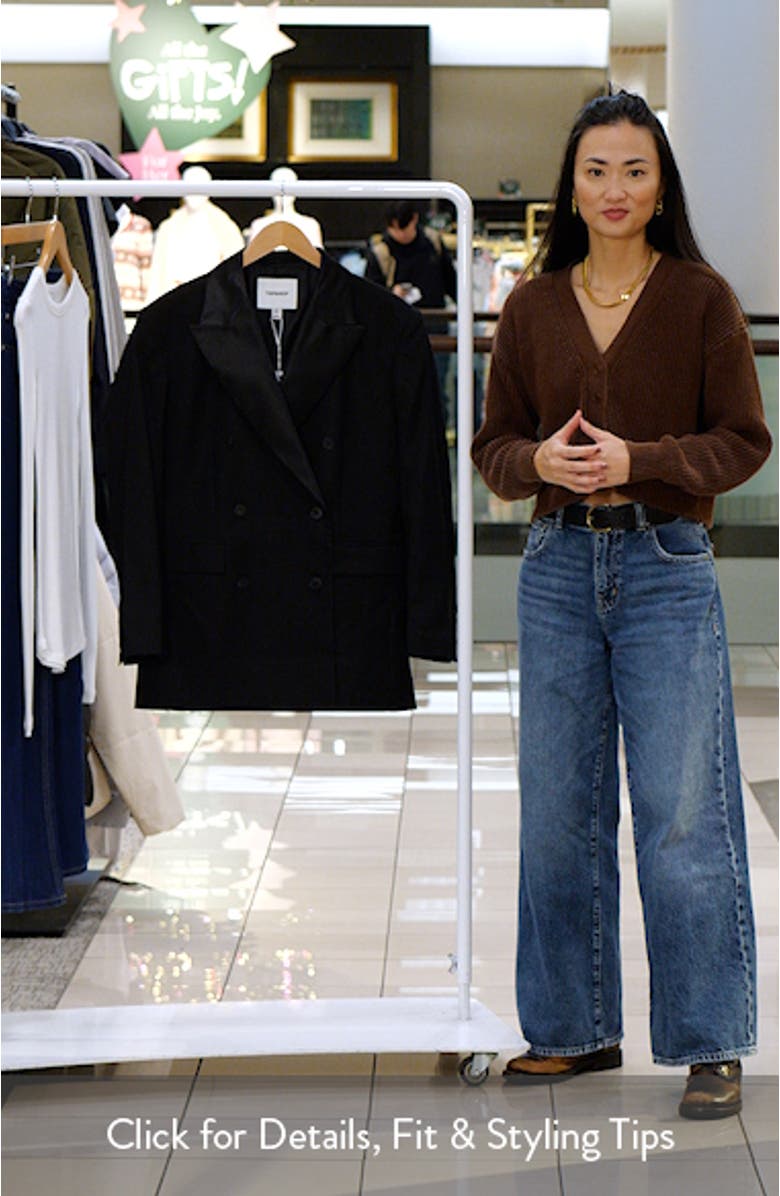 Double Breasted Tuxedo Blazer, sales video thumbnail