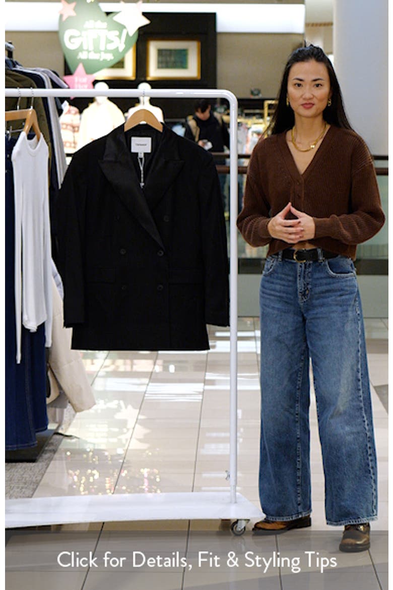 Double Breasted Tuxedo Blazer video