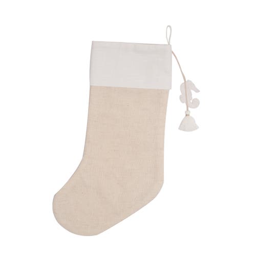 C & F Home C&f Home Gold Coast Seahorse Stocking In Neutral