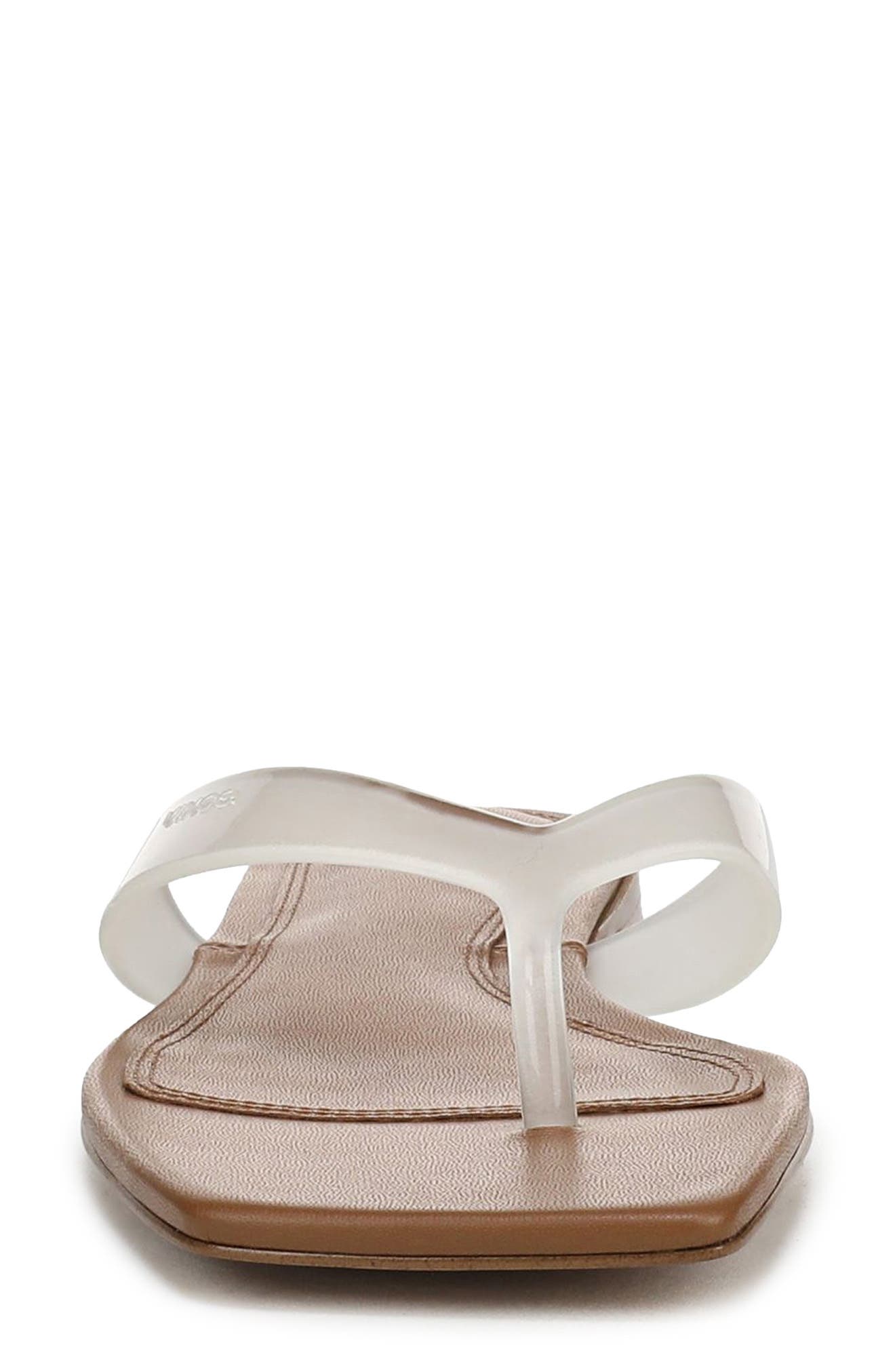 San Juan Flip Flop, Alternate, color, CLEAR