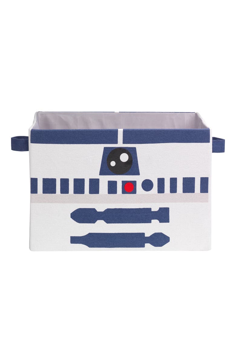 Star Wars R2D2 Foldable/Collapsible Storage Bin/Basket Organizer, Main, color, White