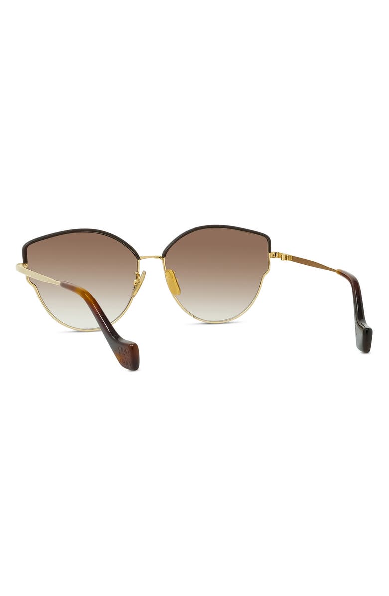 Loewe 60mm Gradient Butterfly Sunglasses, Alternate, color, 