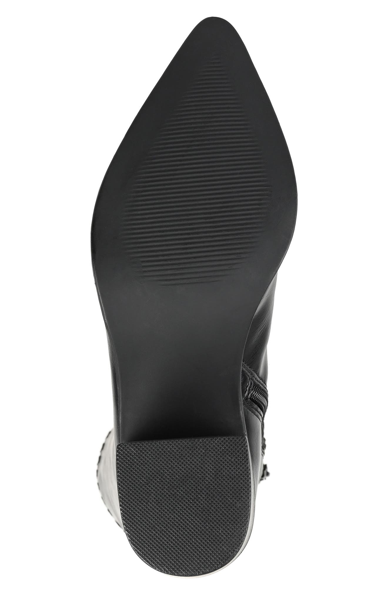 Journee Collection Daria Vegan Leather Block Heel Boot, Alternate, color, 