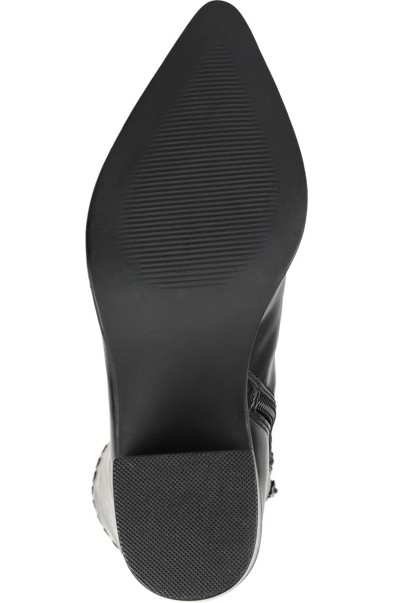 Journee Collection Daria Vegan Leather Block Heel Boot, Alternate, color,