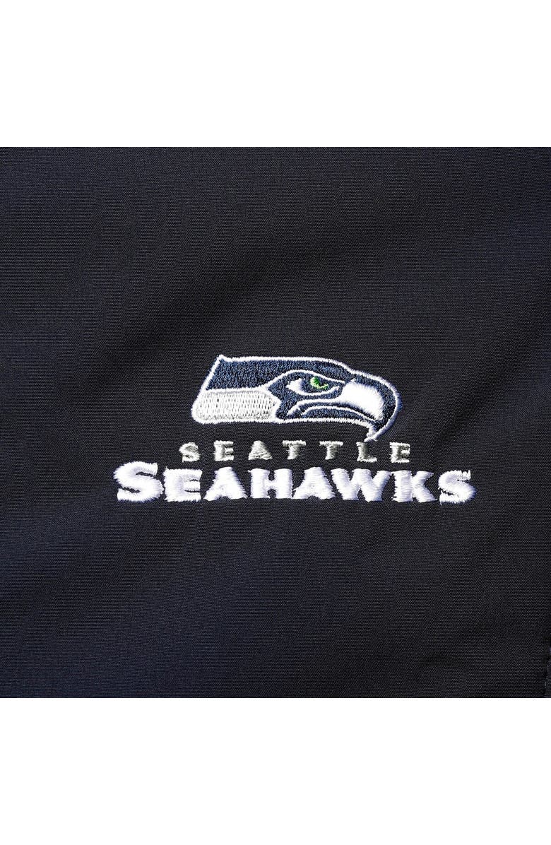 DUNBROOKE Women's College Navy Seattle Seahawks Full-Zip Sonoma Softshell Jacket, Alternate, color, Navy