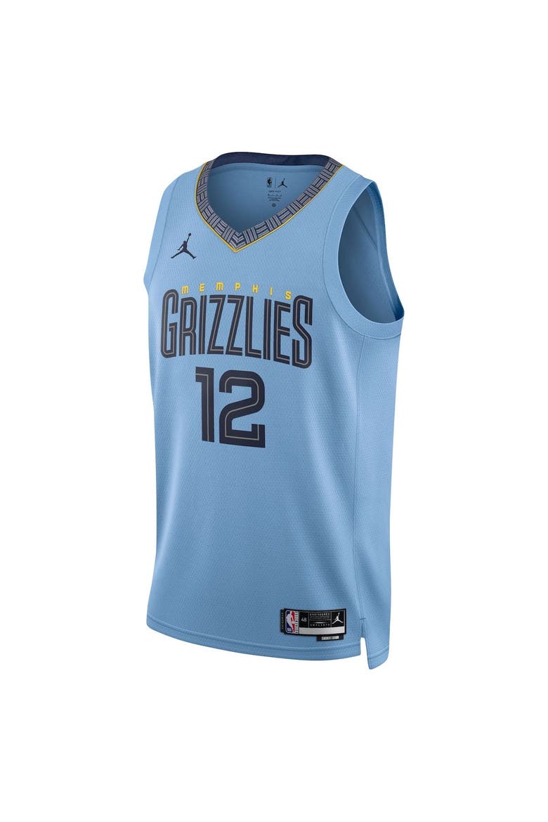 Unisex Jordan Brand Ja Morant Light Blue Memphis Grizzlies Swingman Jersey - Statement Edition, Alternate, color, Light Blue
