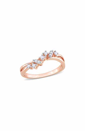 DELMAR Wavy Diamond Ring - 0.17ct.