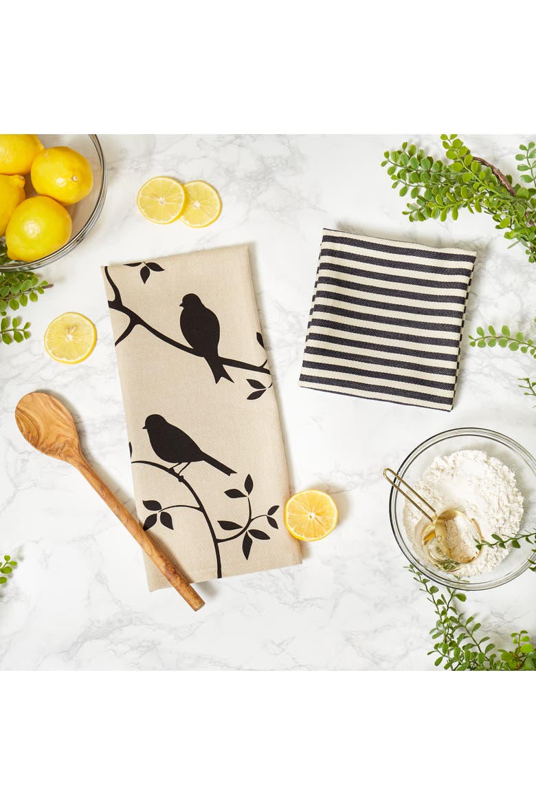 Bushel & Peck Birds Dishtowel Set/2, Alternate, color, Birds