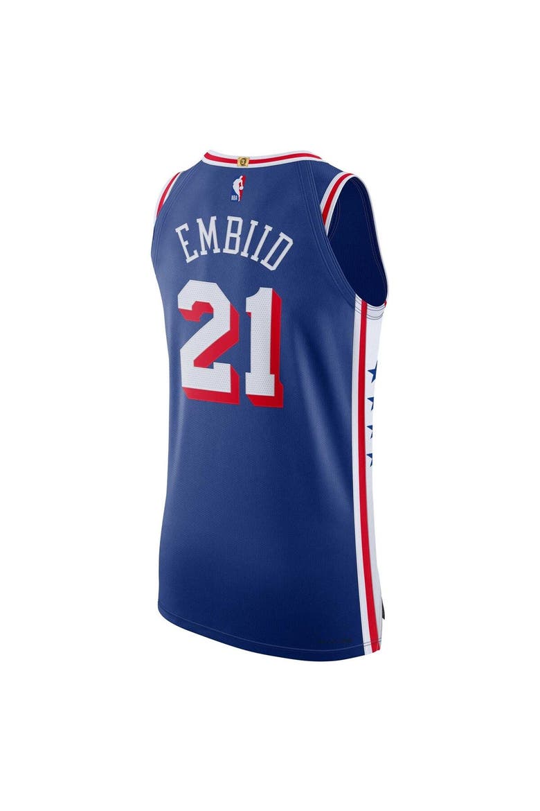 Men's Nike Joel Embiid Royal Philadelphia 76ers Authentic Jersey - Icon Edition, Alternate, color, Royal