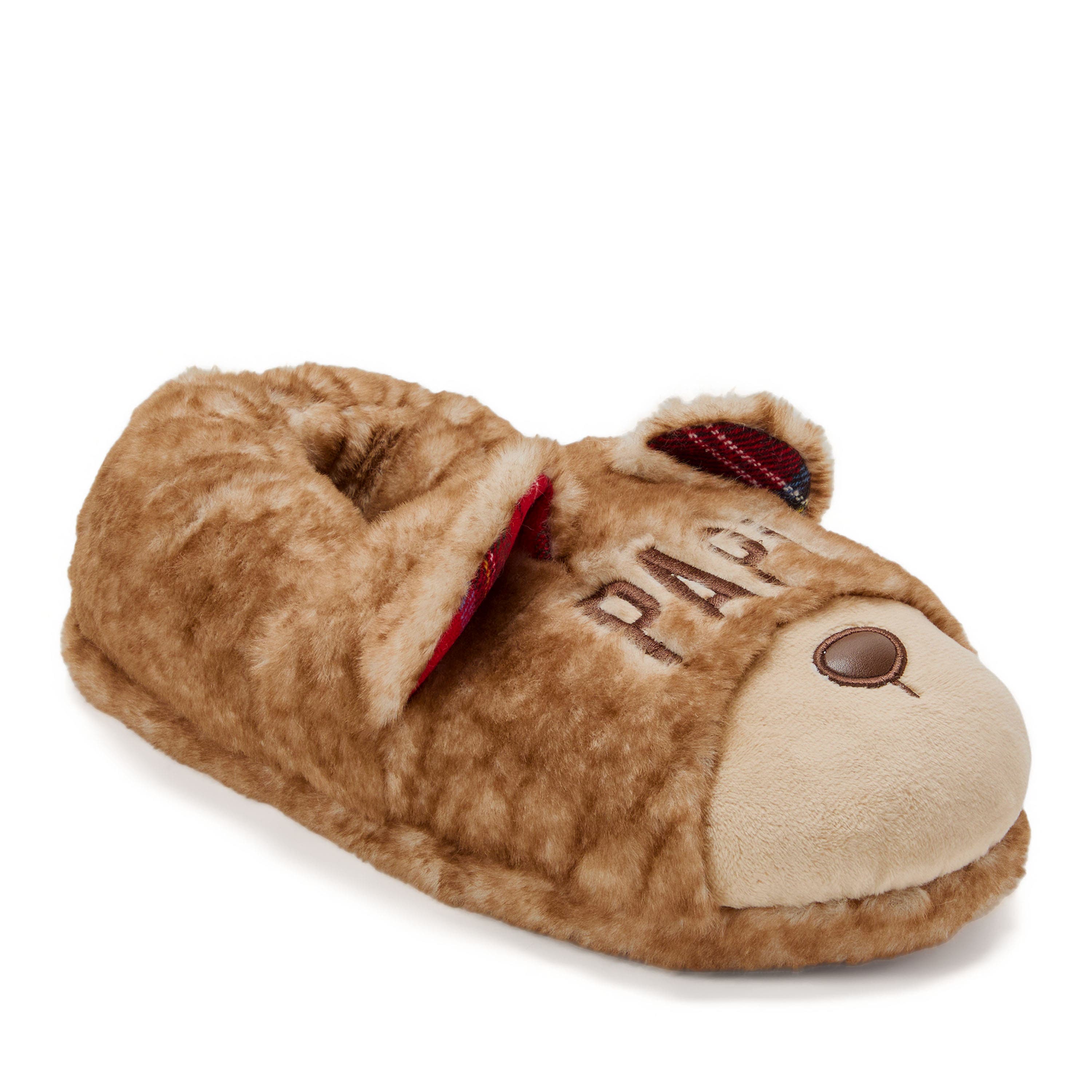 DEARFOAMS Papa Bear Closed Back Slipper, Alternate, color, Frost